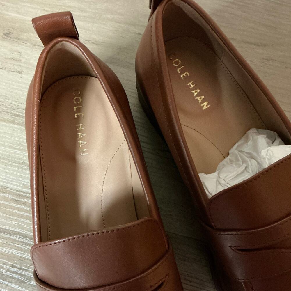 Cole Haan Women's Stassi Soft Leather Penny Loafers 6.5B - Picture 6 of 9